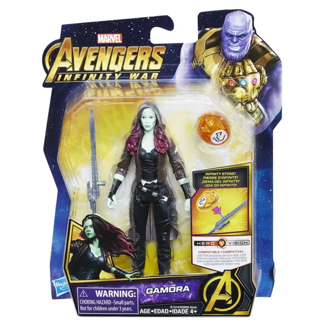 Figuras de acción coleccionables de Marvel Avengers Infinity War Gamora con piedra del infinito, edición limitada, raras, juguetes para niños