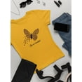 thumbnail image 3 of Butterflies W Leopard Print T-Shirt Women -Image by Shutterstock, Female x-Large, 3 of 4