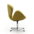 thumbnail image 5 of Manhattan Comfort Raspberry Fabric Accent Chair in Green (Set of 2), 5 of 8