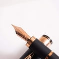 thumbnail image 4 of Pineider Alchemist Stromboli Black Fountain Pen - Stainless Steel Nib, 4 of 8