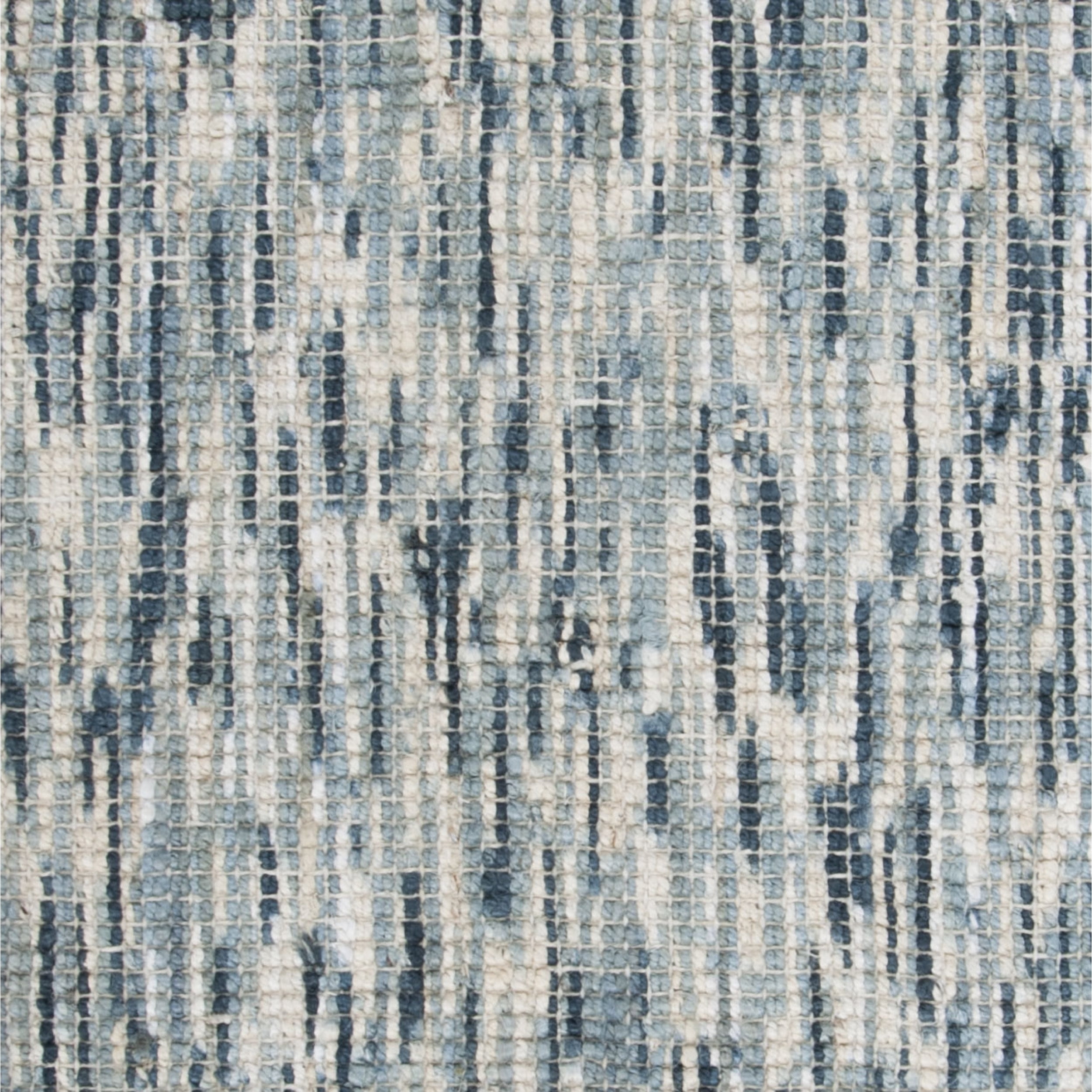 SAFAVIEH Natural Fiber Michayla Abstract Jute Area Rug, Blue/Ivory, 6' x 9'
