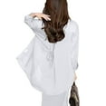 thumbnail image 2 of Women Summer Fashion Chiffon Shirt Casual Long Sleeve Blouse Lightweight Comfortable Tunic Top for Daily Wear, 2 of 2