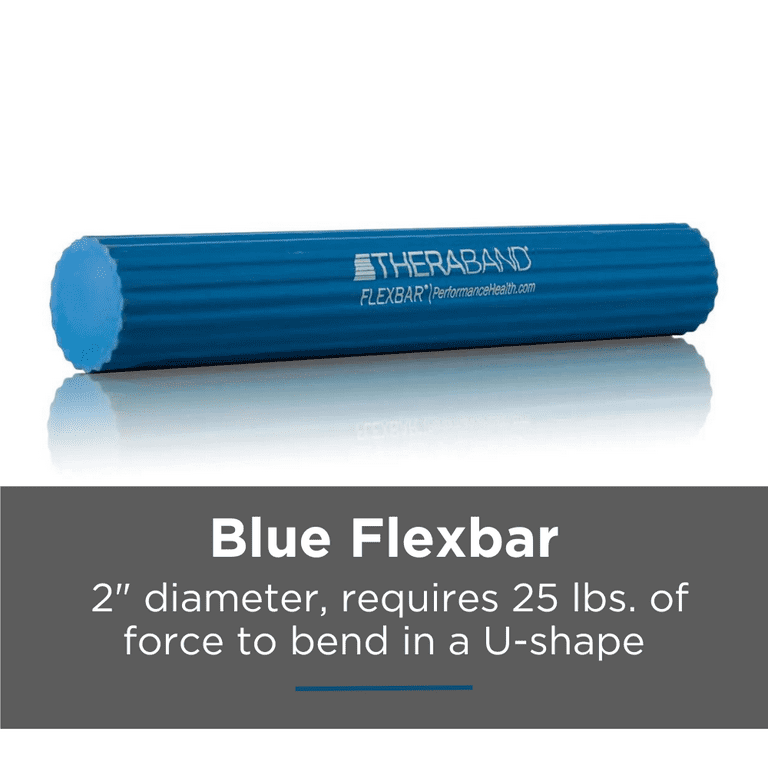 THERABAND FlexBar Resistance Bar Resistance Level Blue Walmart