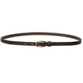 thumbnail image 2 of Women's 1/2" (13 mm) Skinny Cowhide Full Grain Leather Dress Belt, 2 of 3