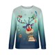 thumbnail image 4 of Pntutb Mujeres Otoño e Invierno Casual Navidad Impreso Cuello Redondo Manga Larga Jersey Blusa Sudadera tops Pntutb Pntutb-735, 4 of 5