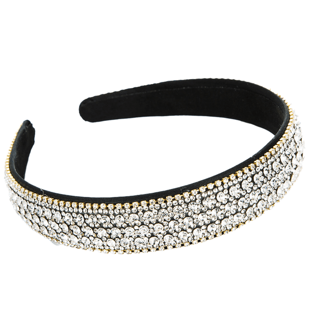 Diadema de diamantes de imitación, diadema de moda para mujeres y niñas, diadema de cristal, diadema de diamantes brillantes brillantes Ormromra CPB-DE-LYY697-1