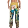 thumbnail image 3 of Adventure Time Men's Pajama Pants With Pockets Fashion Cozy Daily Lounge Sleep Pants Sleepwear XX-Large, 3 of 8