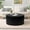 Black-35.83", variant on Dasun 35.83" Modern Round Coffee Table, Stylish and Minimalist Wave Stripe Coffee Table, Drum Circle Coffee Table for Living Room, Bedroom, Black