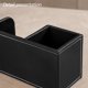 thumbnail image 4 of Caja de pañuelos de cuero, carrito de Control remoto rectangular y multifunción, organizador de escritorio, almacenamiento, 4 of 5