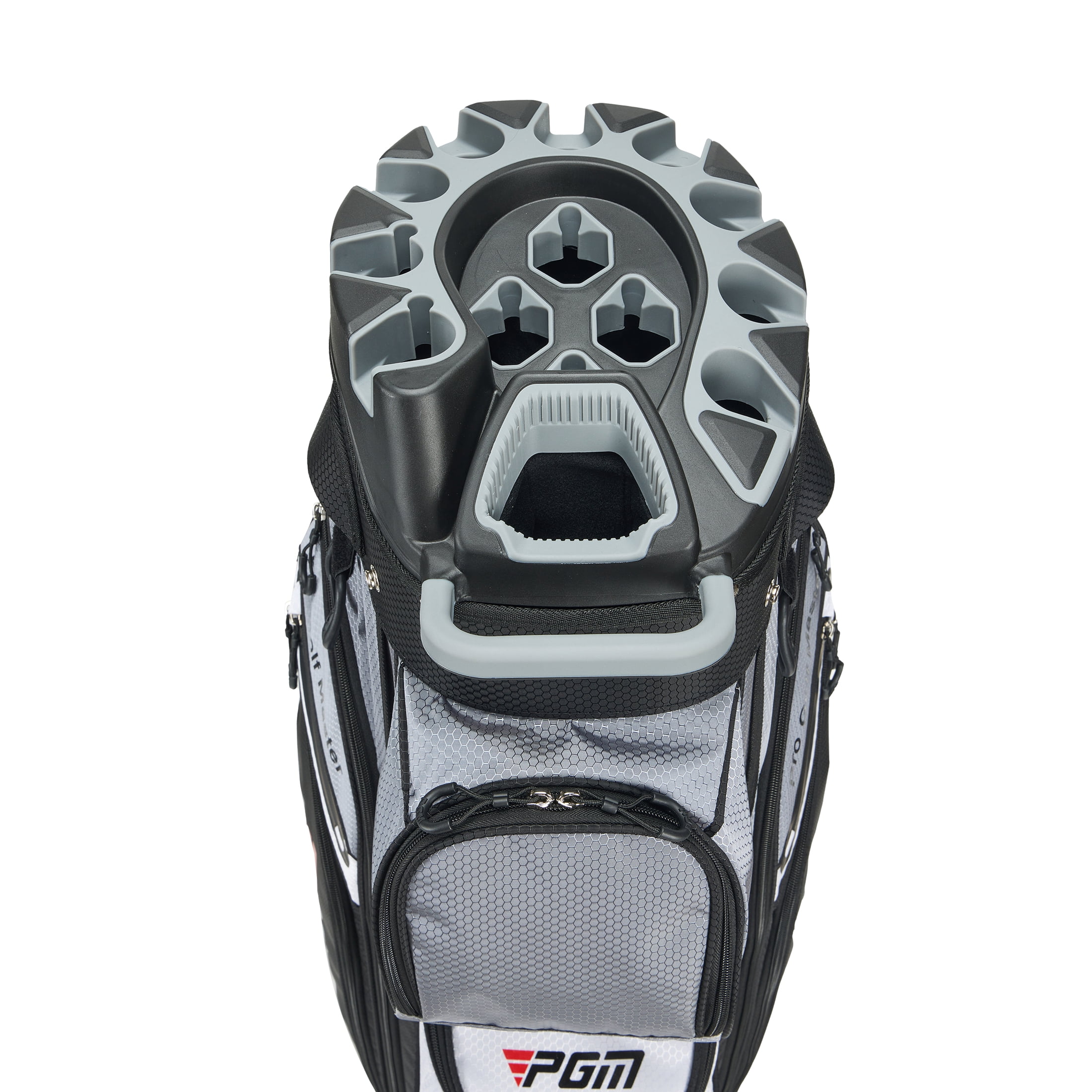 PGM Golf Cart Bag 14 Way Organizer Divider Silent Top Waterproof Bag/Black
