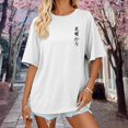 thumbnail image 3 of adaychics Japanese Art T Shirts for Women Crew Neck Flower Casual Graphic Tees Summer Clothes Short Sleeve for Everyday Wear, 3 of 7