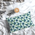 thumbnail image 6 of Kdxio Cotton Pillow Cases Pillowcases,Soft and Breathable Bedroom Pillow Cases-Blue Sunflowers, 6 of 8