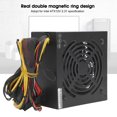 thumbnail image 3 of Fuente De Alimentación Para PC De 350 W, Fuente De Alimentación De Escritorio De Bajo Consumo De Energía Con Conector De Marca Clara Y Diseño De Anillo Magnético Doble, Para, 3 of 7