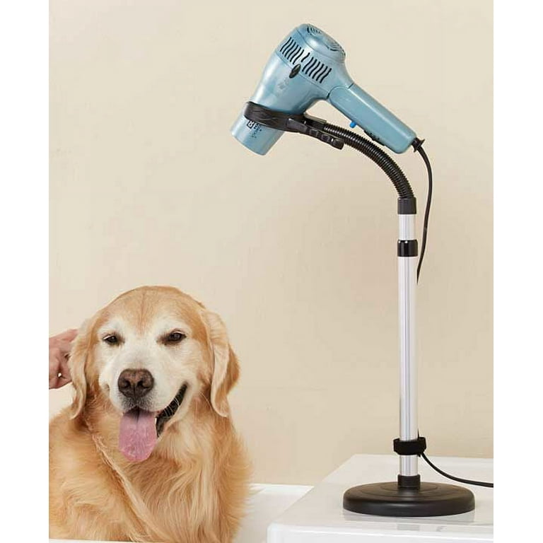 Hands Free Hair Dryer Stand Holder - Height Adjustable & Rotating Blow  Dryer Mount Stand For Handsfree Drying - Perfect For Curling, Drying