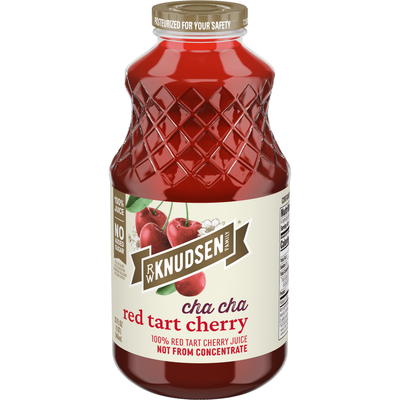 Knudsen Cha Cha Red Tart Cherry Juice 32 fl oz (Pack of 6)
