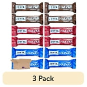 (3 pack) Joyva Halvah Bars Value Pack | Bundled by Tribeca Curations | 1.75 Ounce | Chocolate, Marble, & Vanilla Combo | Pack of 12