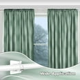 No Drill Curtain Rod Bracket, Self Adhesive Curtain Rods Holders, 4 Pack Transparent Curtain Rod