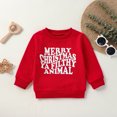 thumbnail image 2 of Toddler Baby Girl Boy Christmas Outfit Merry Christmas Sweatshirt Long Sleeve Sweater Shirt Pullover Top Fall Winter Clothes, 2 of 8