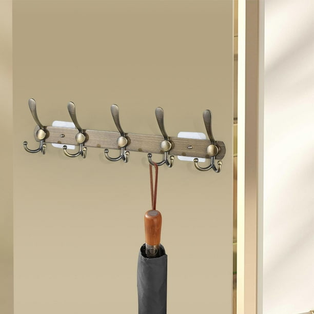 Gancho de pared, colgador de gancho decorativo de acero inoxidable duradero sin pounch, gancho de metal para colgar toallas, gancho de toalla de metal azul Soledad gancho de pared