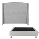 thumbnail image 1 of Box Base Cama Individual + Cabecera Zefyr Plata Dicasa  Niza, 1 of 8