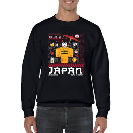 Japanese Streetwear Aesthetic Emoji - Retro Japan Men's Sweatshirt