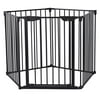 UBesGoo 5 Panel Super Wide Baby Gate and Play Yard Baby Playpen Foldable Steel Frame