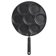 thumbnail image 1 of Noref Frying Pan,Non Stick Frying Pan,7 Holes Frying Pan Non Stick Fried Eggs Cooking Pan Burger Mold Household Kitchen Cookware, 1 of 8