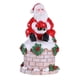 thumbnail image 2 of Estatua de Papá Noel, obra de arte, adorno coleccionable, escultura de resina para dormitorio Tubo de lámpara, 2 of 9