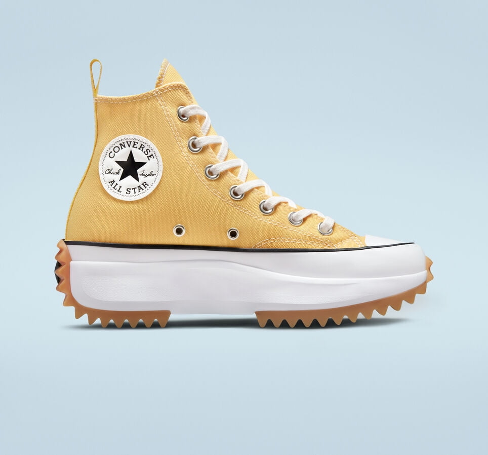 High Top Bold Citron Converse Converse Run Star Hike Hi Sneakers