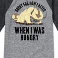 thumbnail image 3 of Avatar - The Last Airbender - Appa Hungry - Youth Raglan Graphic T-Shirt, 3 of 5