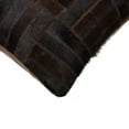 thumbnail image 2 of 12" x 20" x 5" Chocolate Cowhide  Pillow, 2 of 2
