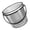 B, variant on PET Bucket with Handle for Convenient Use in Camping Fishing and Everyday Cleaning