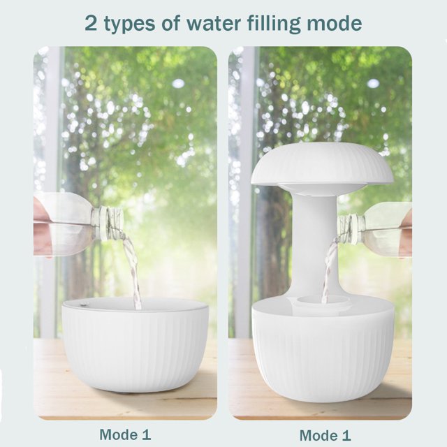 Humidificador de aire antigravedad para hidratar la piel, difusor de Aroma pequeño, decoración de escritorio para el hogar Likrtyny Libre de BPA