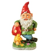 Collections Etc Hand-Painted Motion Activated Whistling Garden Gnome