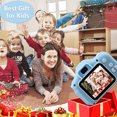 thumbnail image 4 of Mini cámara digital para niños con doble lente + lector de tarjetas USB con tarjeta TF de 32 GB (azul), 4 of 9