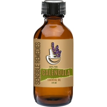 Sensible Remedies Calendula 100% Pure Therapeutic Grade Essential Oil 4 fl oz