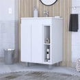 thumbnail image 2 of FM FURNITURE Palmer 24" Free Standing Vanity cabinet White Engineered Wood, 2 of 7