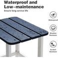 thumbnail image 4 of Wubio 19'' Adirondack Side Table, Rectangular HDPE End Table, Weather Resistant and Easy Maintenance, Navy Blue, 4 of 17