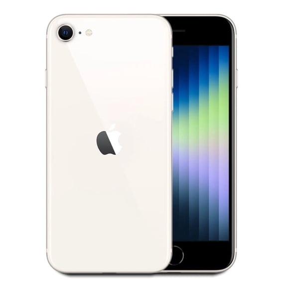Restored Apple iPhone SE 3 128GB Starlight LTE Cellular MMX93LL/A (Refurbished)