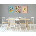 thumbnail image 7 of Kate and Laurel Sylvie Softly Framed Canvas Wall Art by Mia Charro, 18x24 White, Modern Fun Abstract Colorful Botanical Flower Art for Wall, 7 of 7
