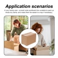thumbnail image 3 of OULII 20pcs Corrugated Cardboard Shipping Boxes Finish For Small Business Packaging And Mailing Small Cartons For, 3 of 8