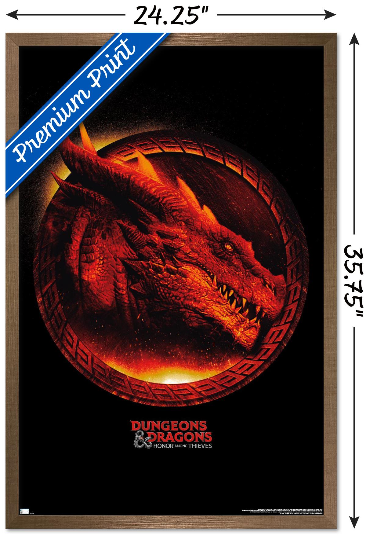 Dungeons And Dragons - Honor Among Thieves - Dragon Wall Poster, 22.375" x 34" Framed
