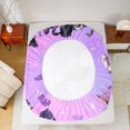 thumbnail image 4 of Homewish Spooky Alphabet Print Bed Sheets,Happy Halloween Letter P Design Full Size Sheets,4 Pieces,1 Flat Sheet,1 Fitted Sheet and 2 Pillowcases, 4 of 6