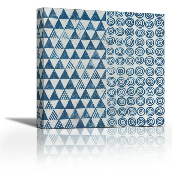 Maki Tile I - Contemporary Fine Art Giclee on Canvas Gallery Wrap - wall décor - Art painting - 36 x 36 Inch - Ready to Hang