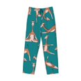 thumbnail image 6 of Daiia Giraffes Doing Various Yoga Men's Sleep Pant with Pockets and Drawstring,Pajama Pants-XX-Large, 6 of 9