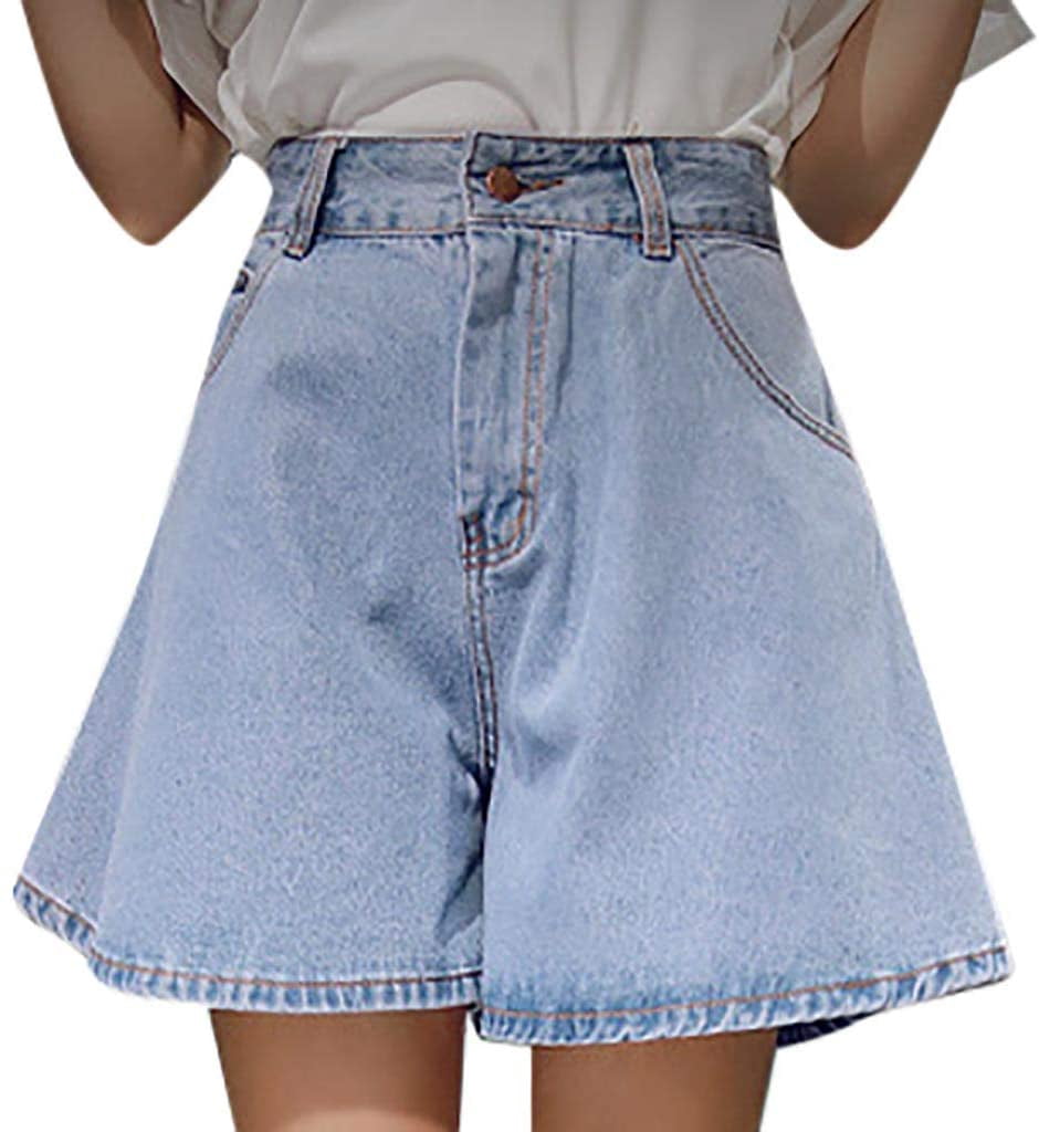 Women High Waisted Jean Shorts, Summer 