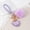 Purple, variant on Crystal Keychain for Women, Heart Shape Key Chain with Sparkly Rhinestones Bling Car Key Chains for Backpack Handbag Car Keys