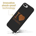 thumbnail image 3 of Case Yard Wooden Case for iPhone-8-Plus Soft TPU Silicone cover Slim Fit Shockproof Wood Protective Phone Cover for Girls Boys Men and Women Supports Wireless Charging I Love Istanbul Design, 3 of 7