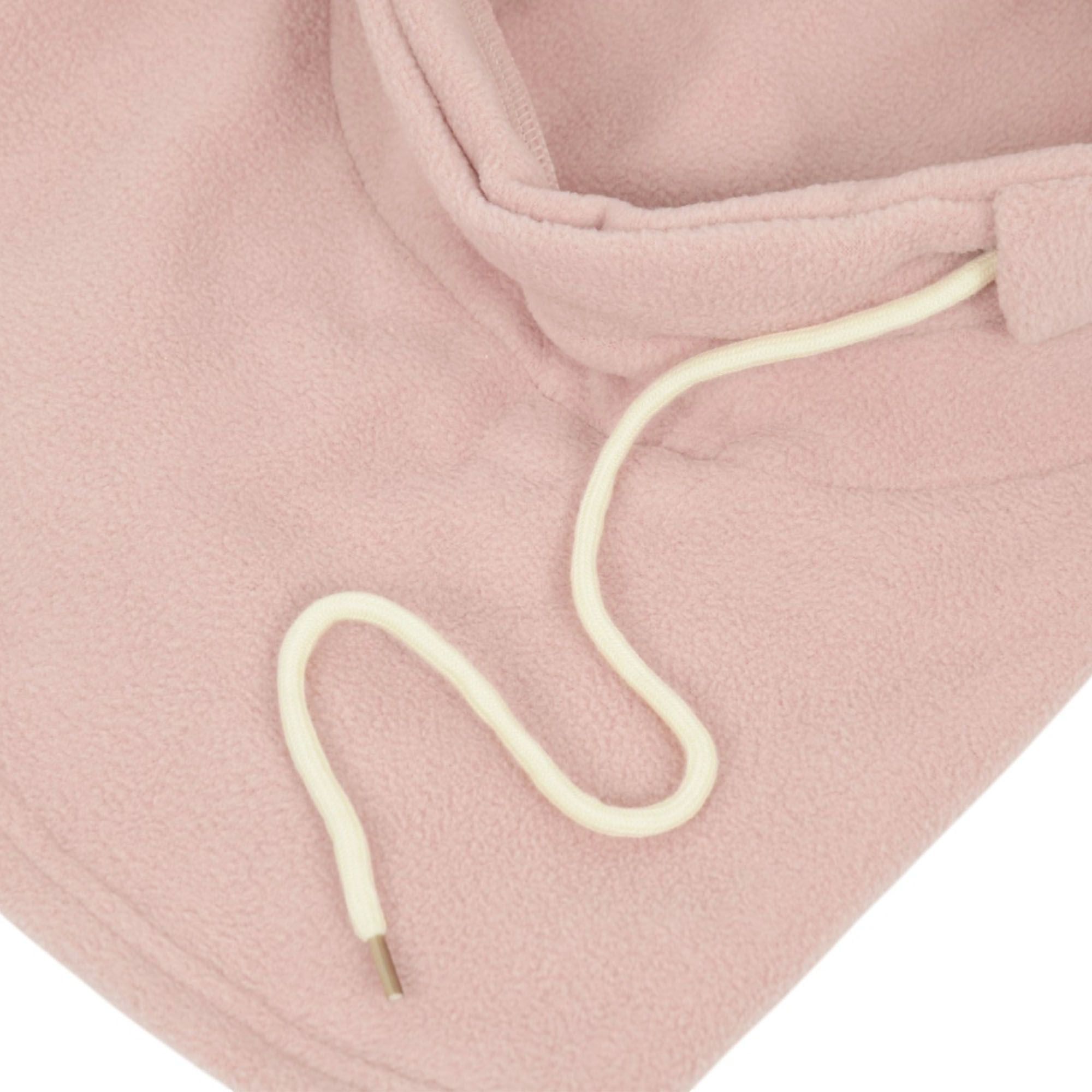 Winter Fleece Face Mask Balaclava Warm Neck Face Cover Hat Cap Hooded Scarf for Men and Women- Pink