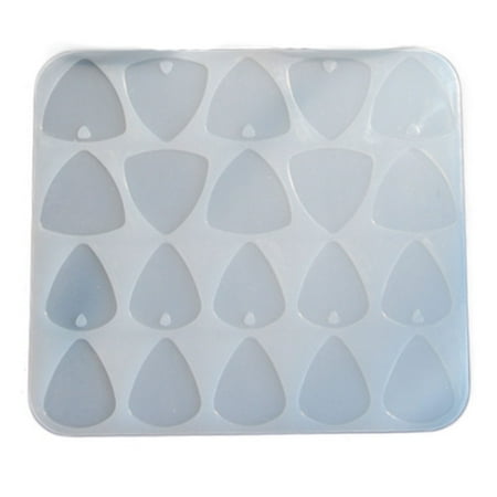 

GHOONEY Guitar Pick Resin Molds for Triangle Plectrum Silicone Molds Guitar Pick for Cas